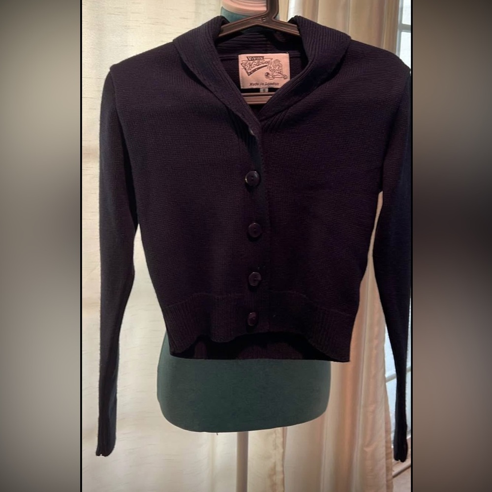 VOH EUC SZ S Dark Blue cardigan